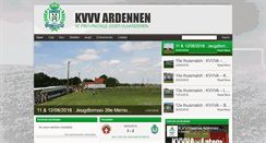 Desktop Screenshot of kvvvardennen.be